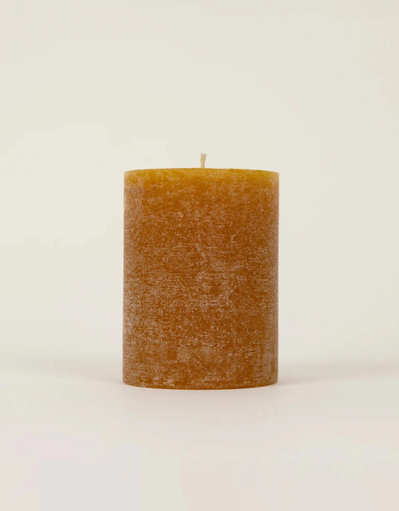 Sandlewood Fragranced Coloured Pillar Candle