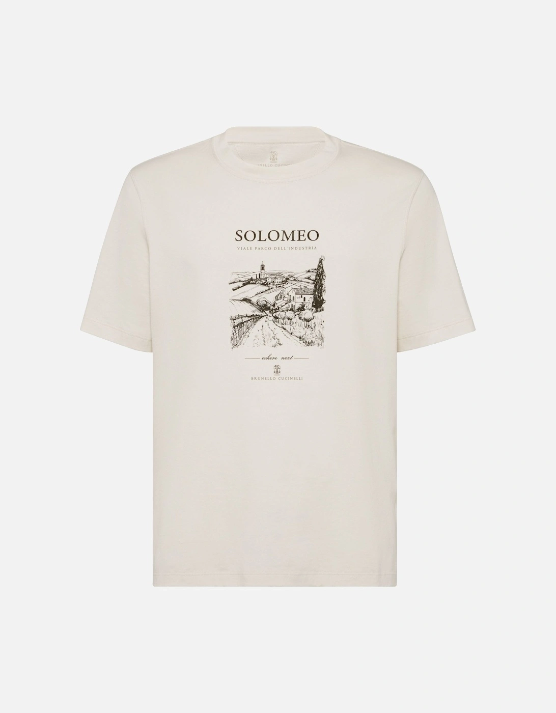 Solomeo Print T-shirt White, 6 of 5