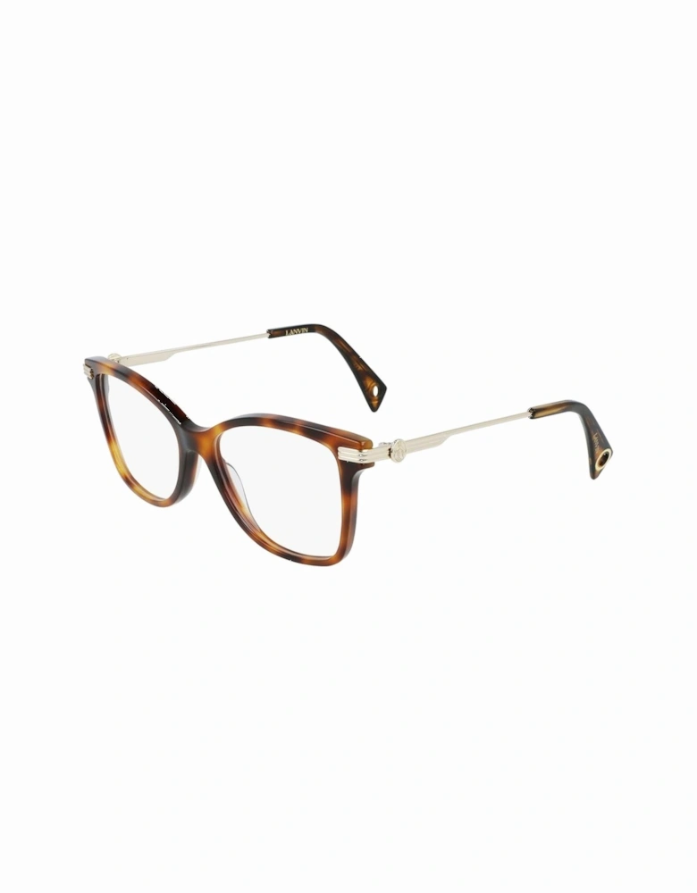Acetate Rectangular Glasses Women - Brown Frames