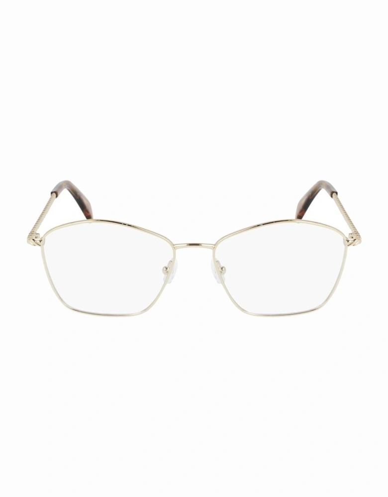 Metal Frame Glasses Women - Yellow