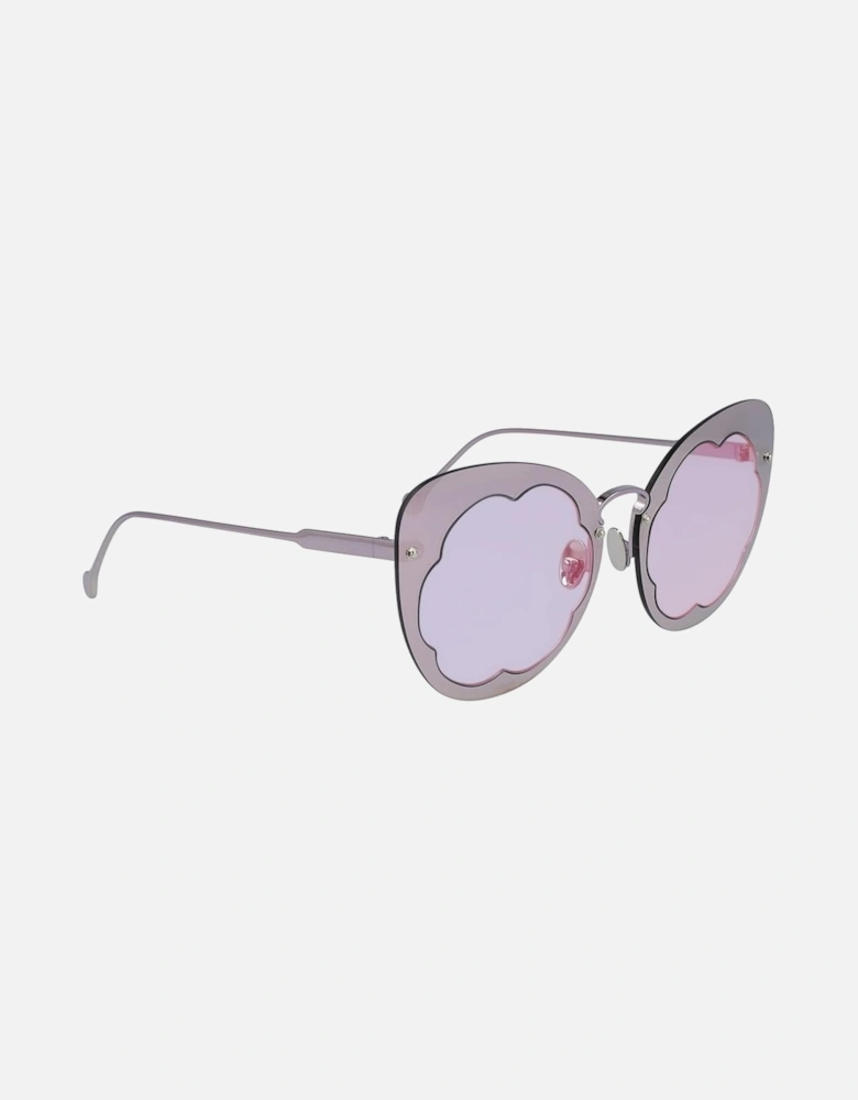 Metal Frame UV Protection Sunglasses Women - Purple