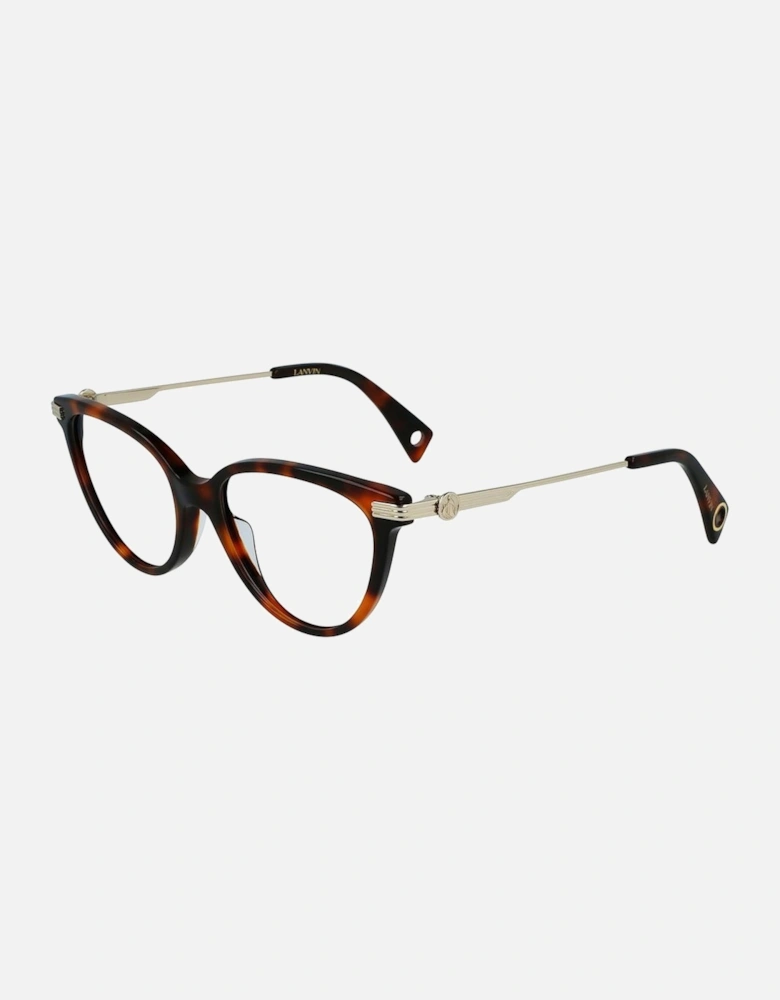 Acetate Rectangular Eyeglasses Women - Brown Frames