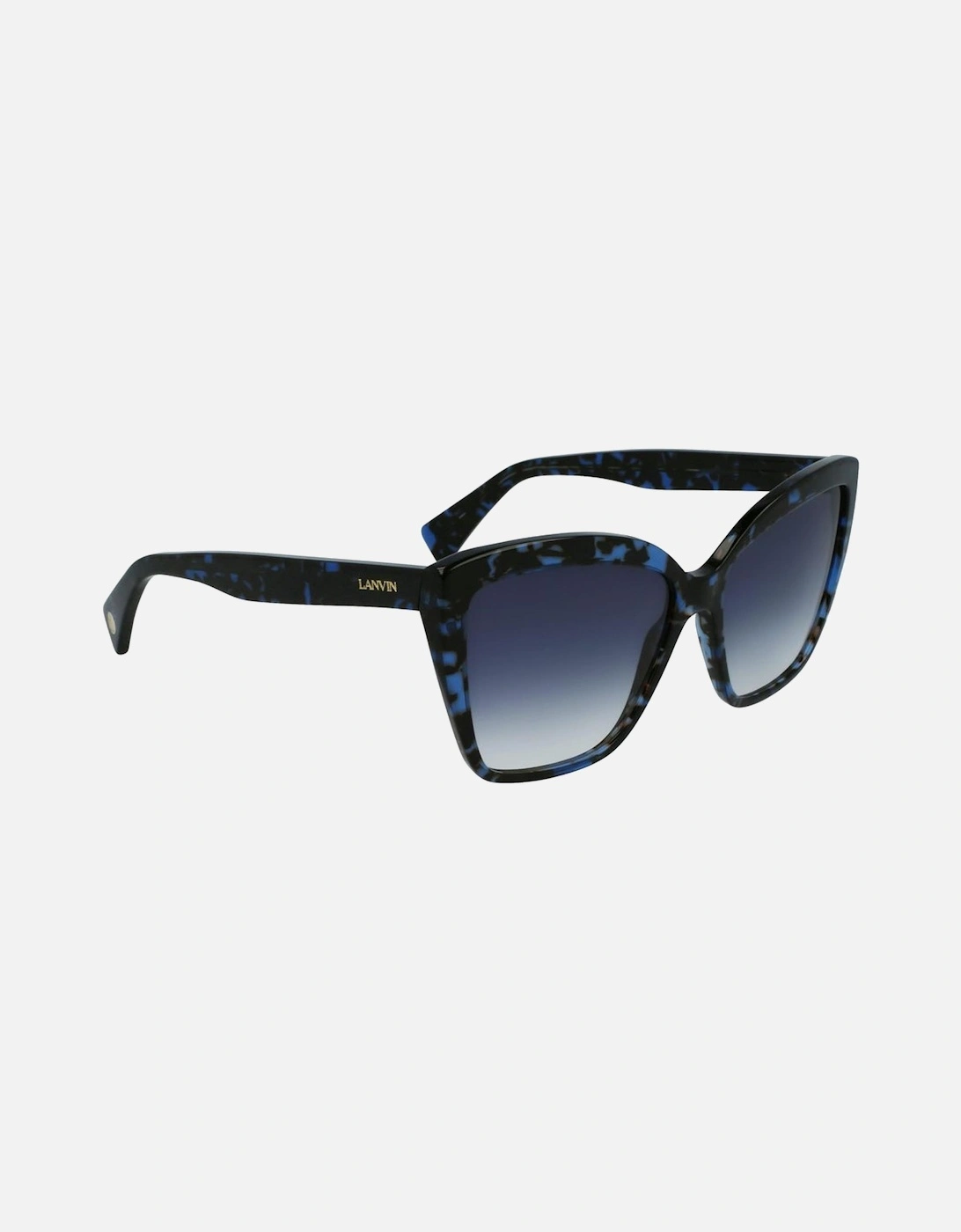 Acetate Sunglasses with Brown Lenses Women - Blue, 4 of 3