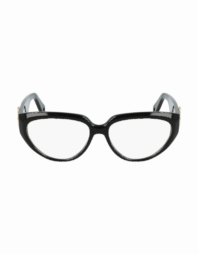 Acetate Rectangular Frame Glasses Women - Black