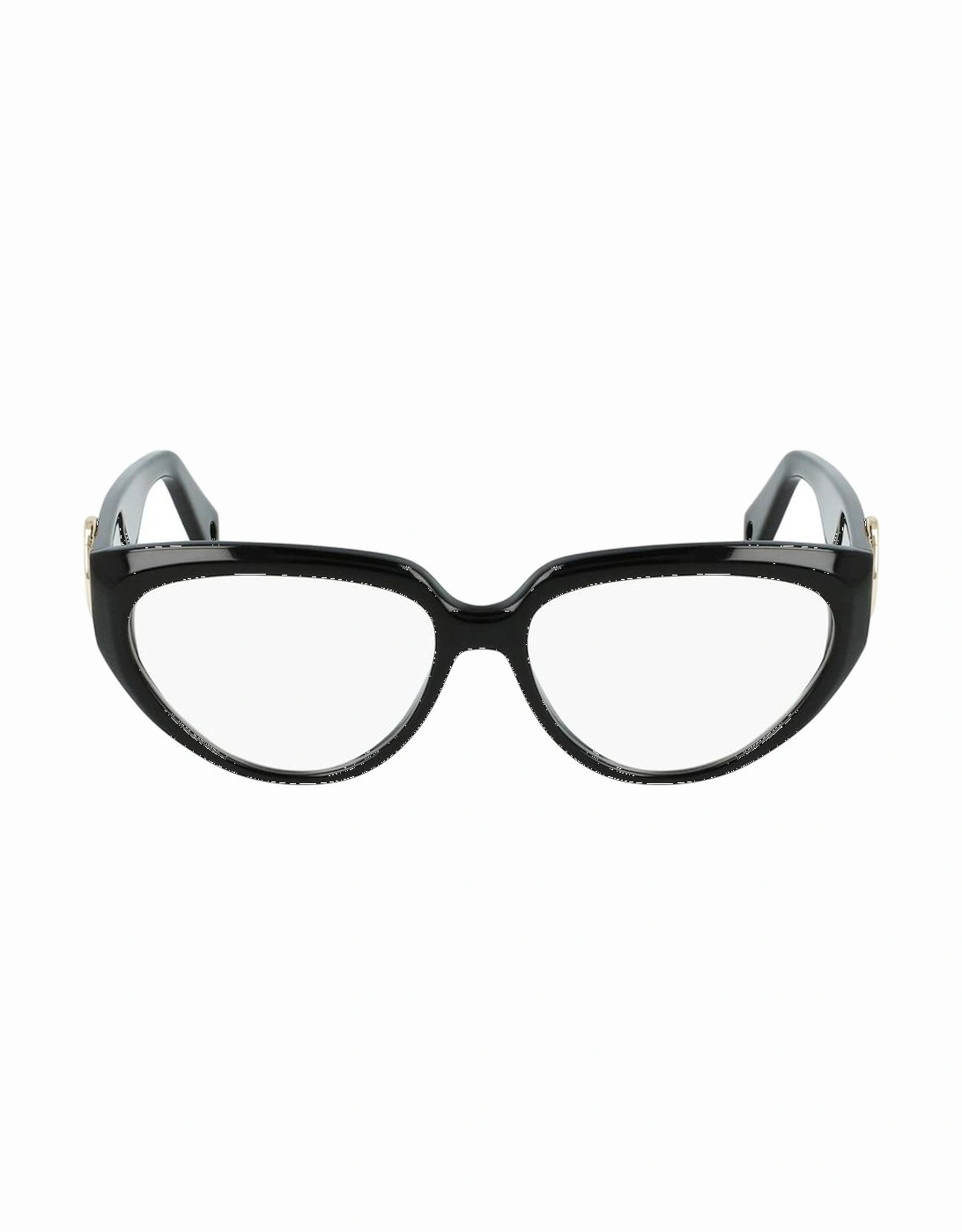 Acetate Rectangular Frame Glasses Women - Black