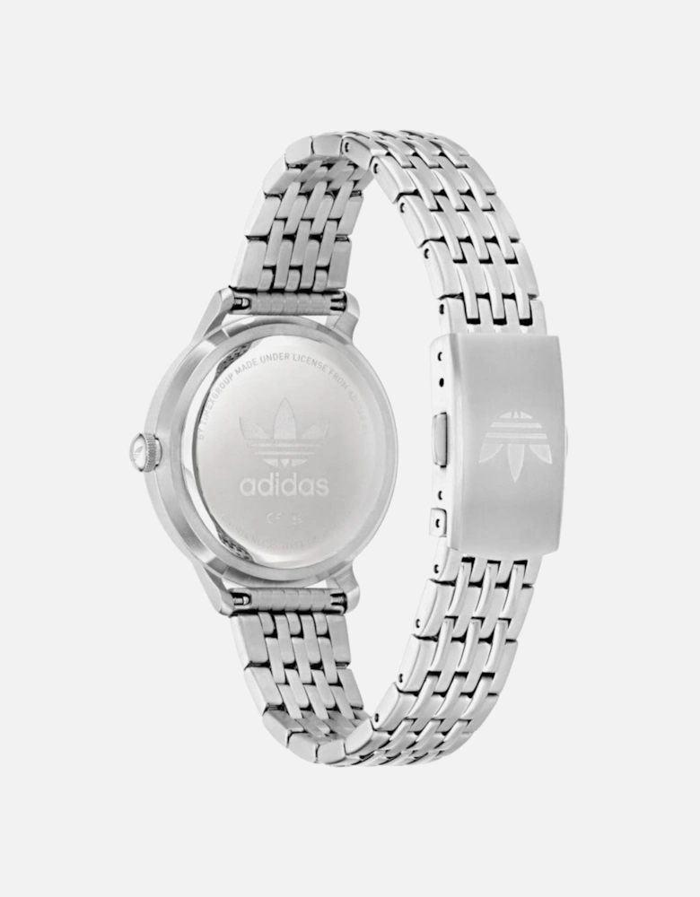 Quartz Stainless Steel Analog Watch Unisex - Gray Unisex Watches