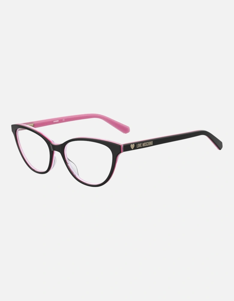 Acetate Cat-Eye Frame Glasses Women - Black