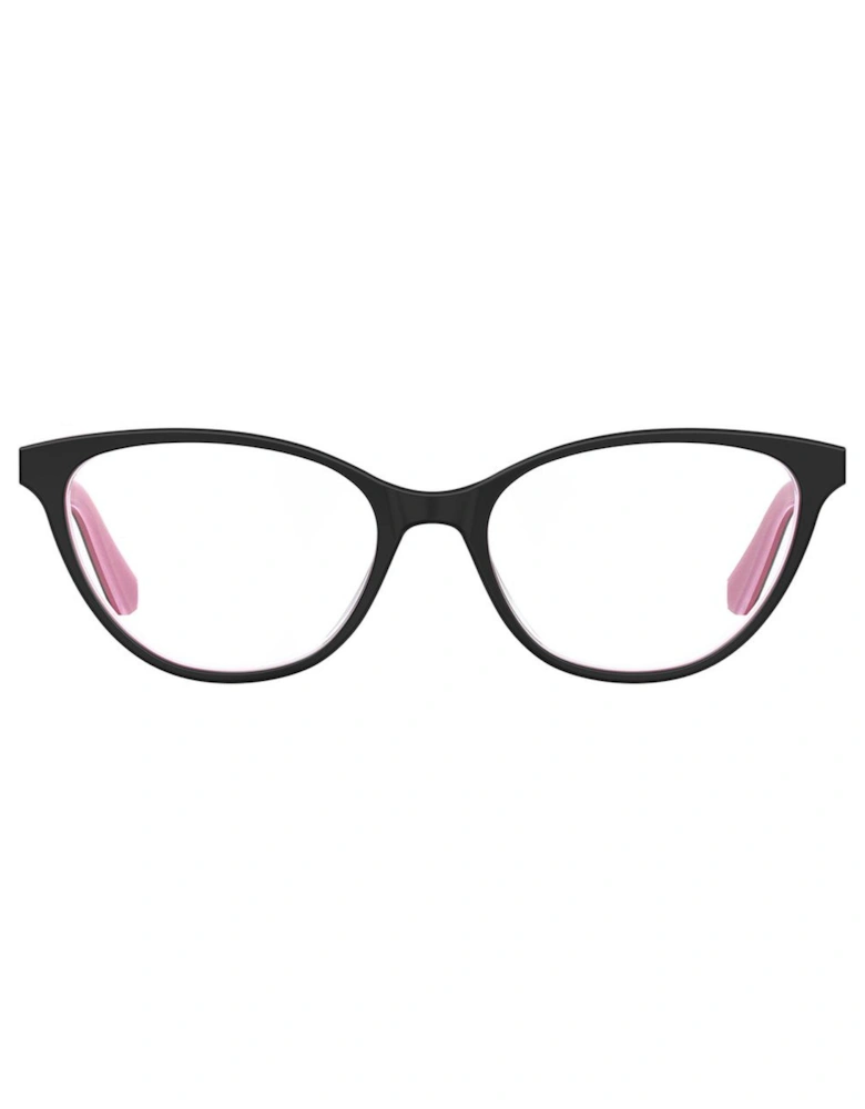 Acetate Cat-Eye Frame Glasses Women - Black