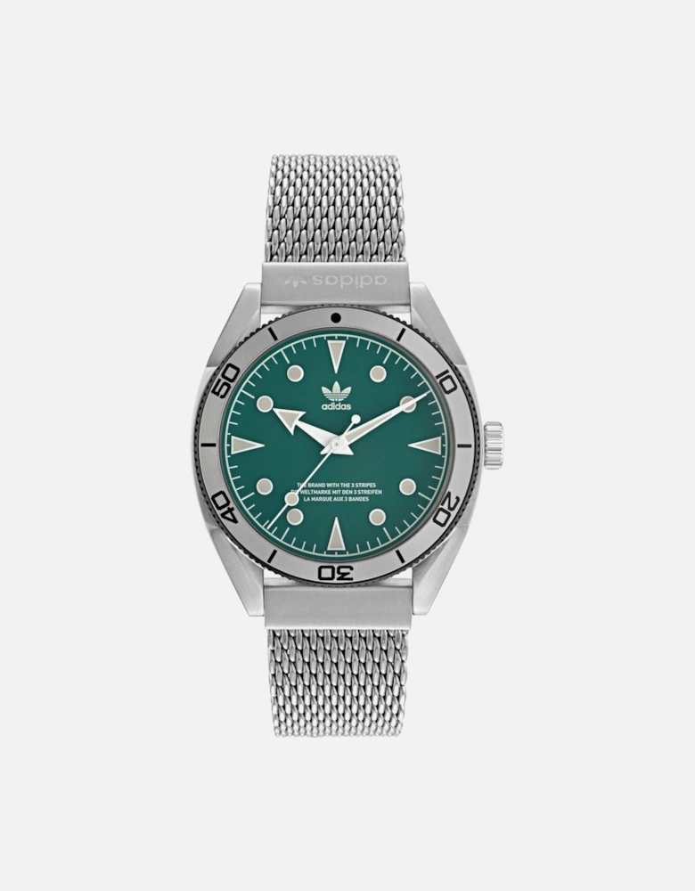 Stainless Steel Quartz Analog Watch Women - Gray Watches