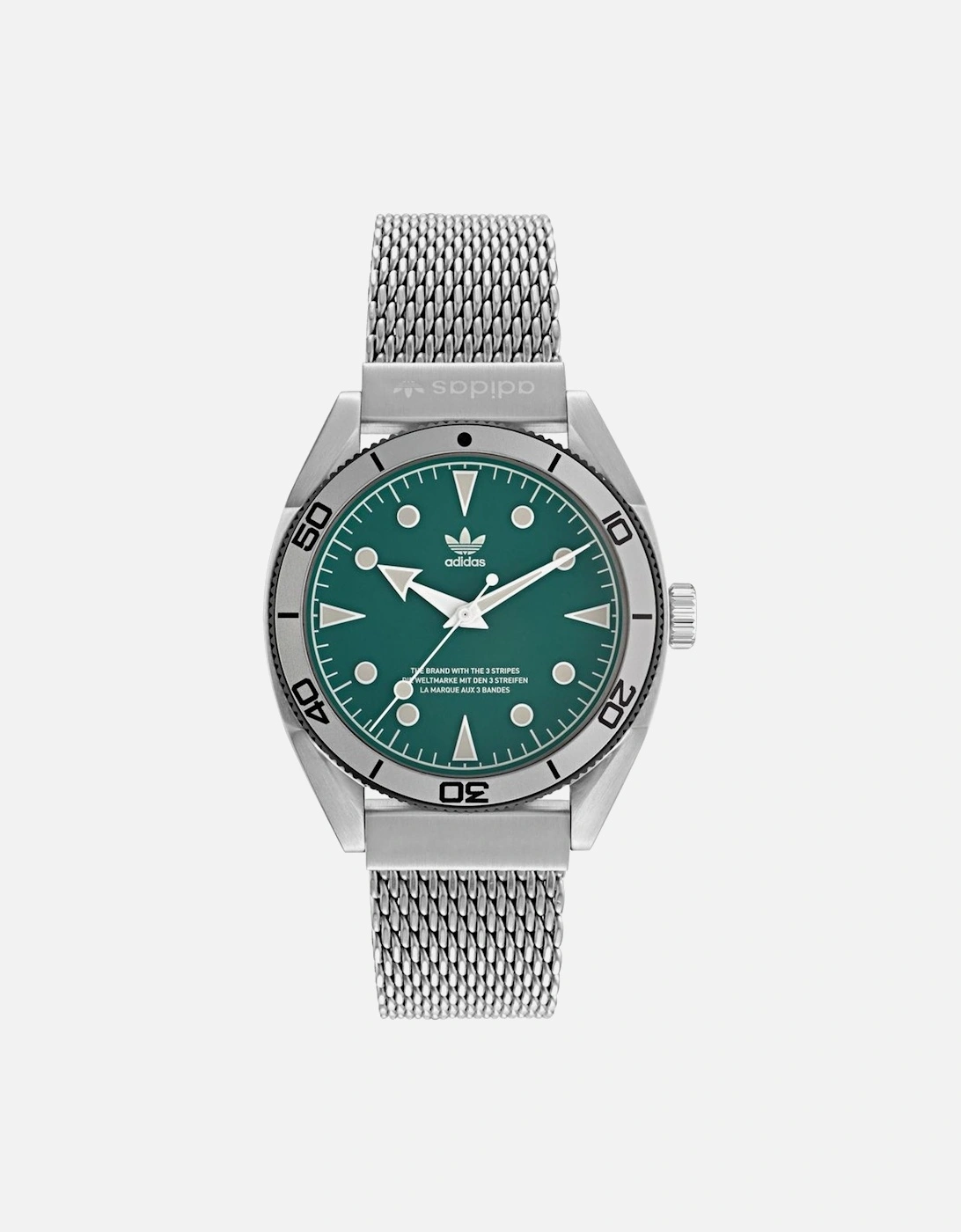 Stainless Steel Quartz Analog Watch Women - Gray Watches, 4 of 3