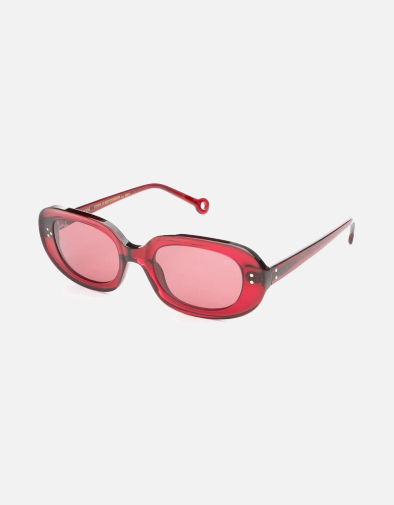 Acetato Bracelet Watch with Burgundy Dial Women Sunglasses