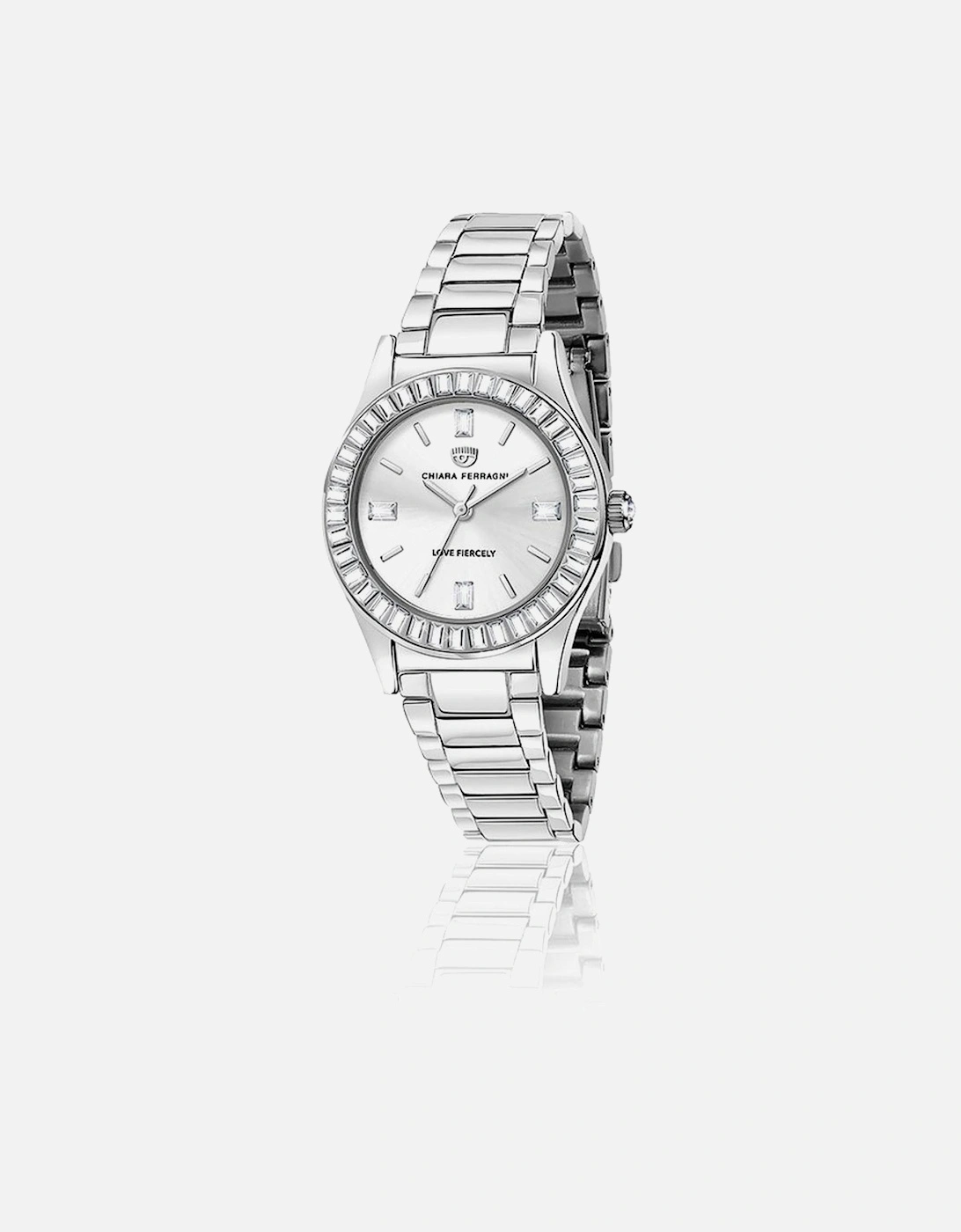 Stainless Steel Quartz Analog Watch Women - Silver Watches, 2 of 1