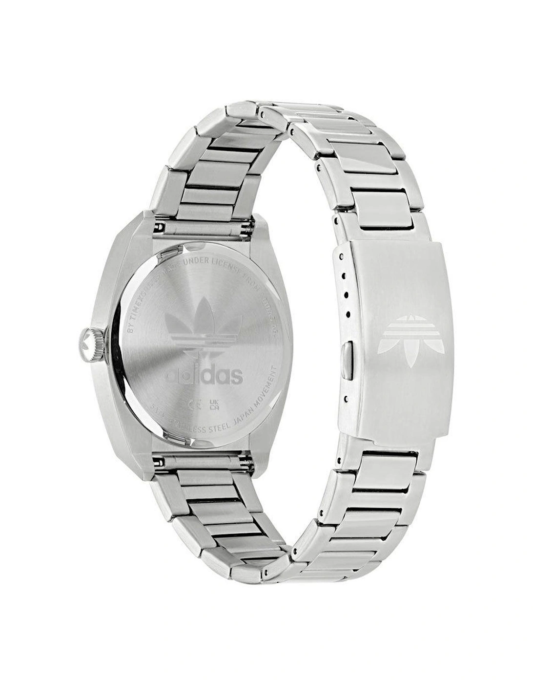 Stainless Steel Quartz Analog Watch Women - Gray Watches
