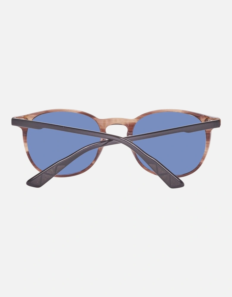 Plastic Frame Sunglasses Unisex - Brown