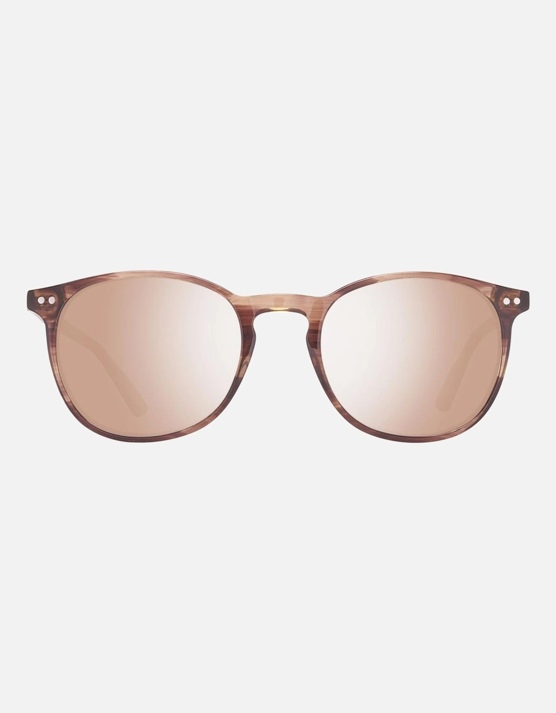 Plastic Frame Sunglasses Unisex - Brown