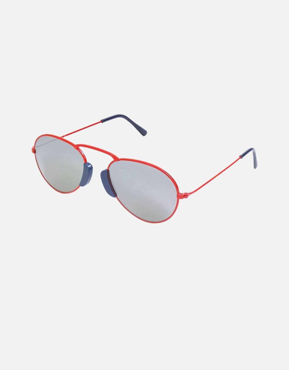 Handmade Metal Bracelet Watch with Red Dial Unisex Sunglasses, 3 of 2