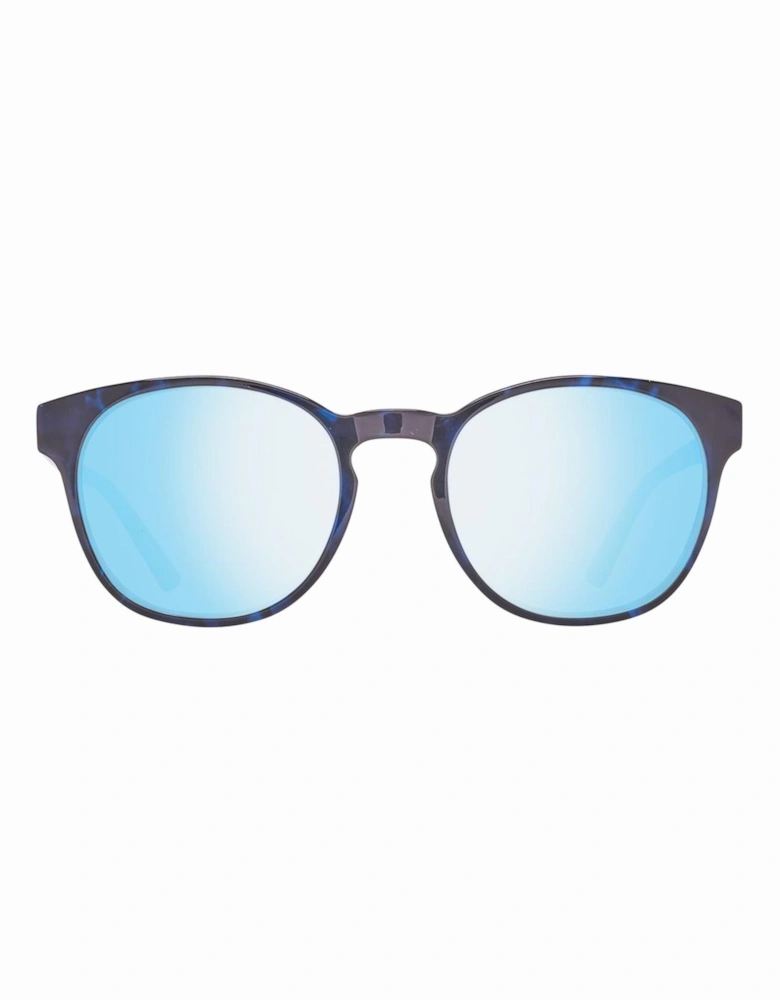 Plastic Sunglasses with Keychain Accessory Unisex - Blue