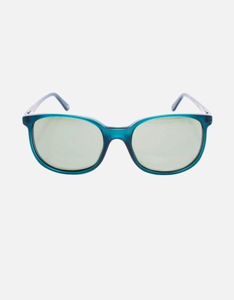Acetate Bracelet Watch with Green Dial Women Sunglasses
