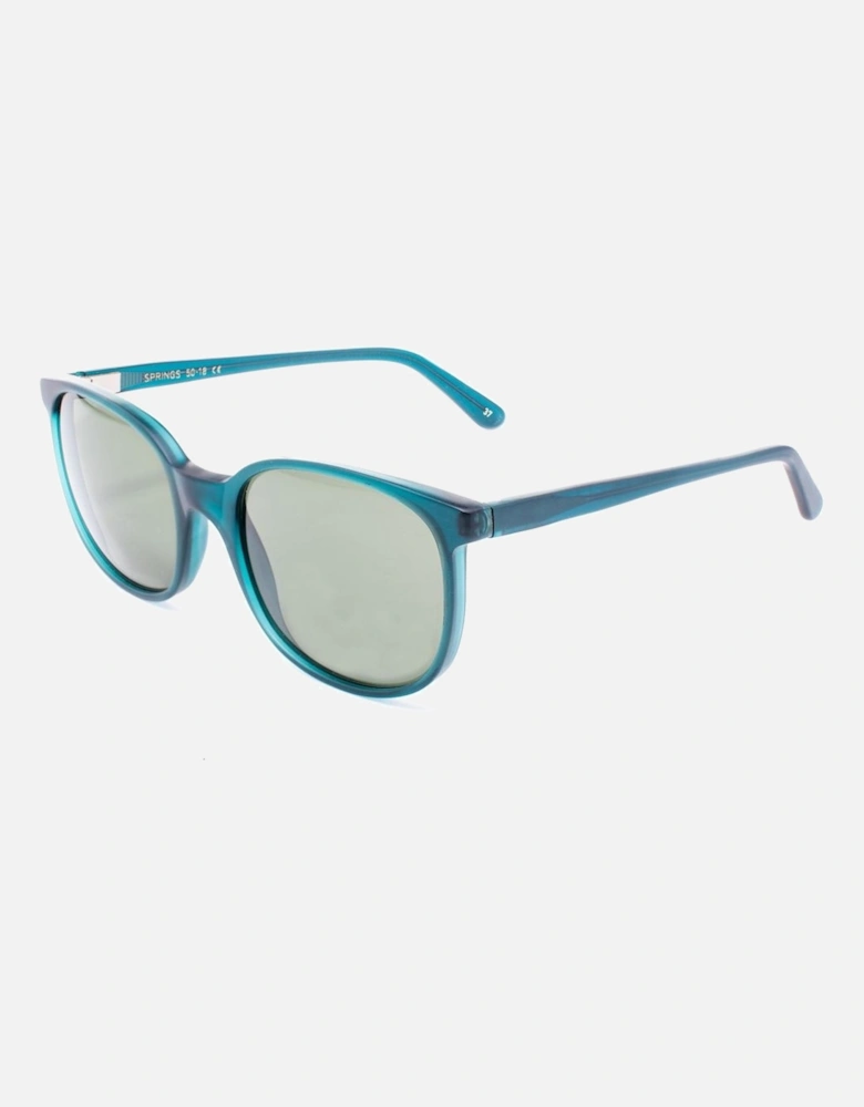 Acetate Bracelet Watch with Green Dial Women Sunglasses