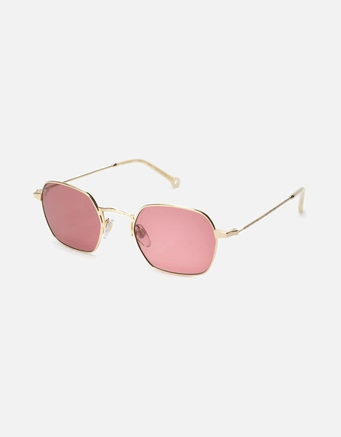 Metal Bracelet Gold Dial Watch Unisex Sunglasses, 2 of 1