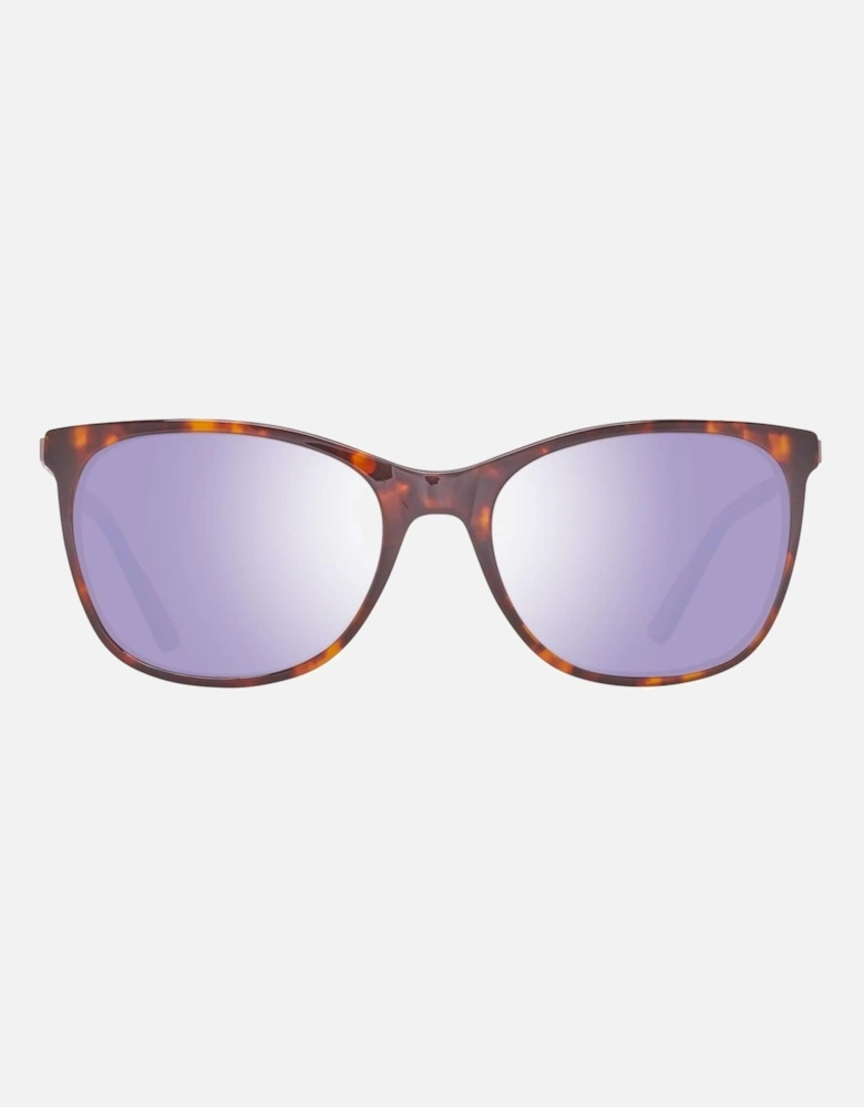 Metal and Plastic Sunglasses Women - Brown