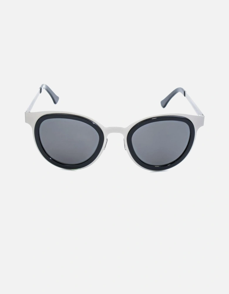 Stainless Steel Bracelet Watch with Gray Dial Unisex Sunglasses
