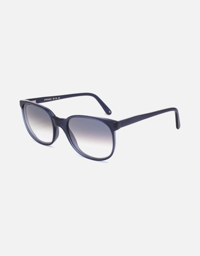 Acetate Bracelet Luxury Watch with Blue Dial Women Sunglasses