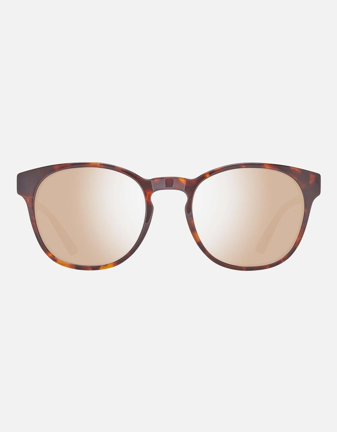Rectangular Plastic Sunglasses Unisex - Brown