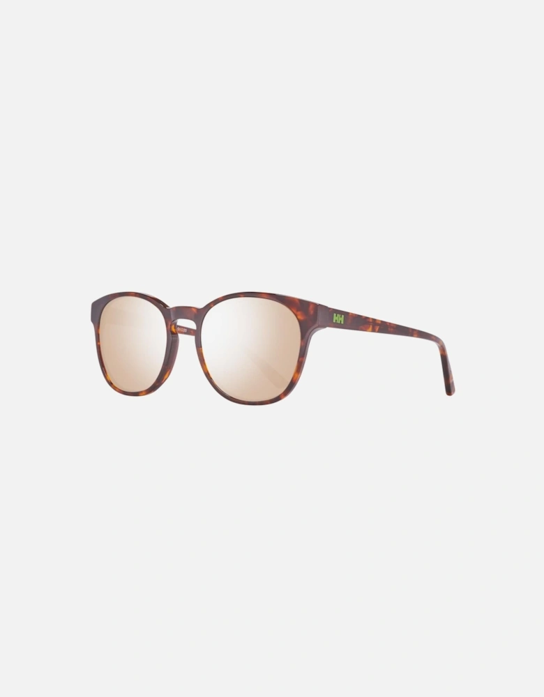 Rectangular Plastic Sunglasses Unisex - Brown