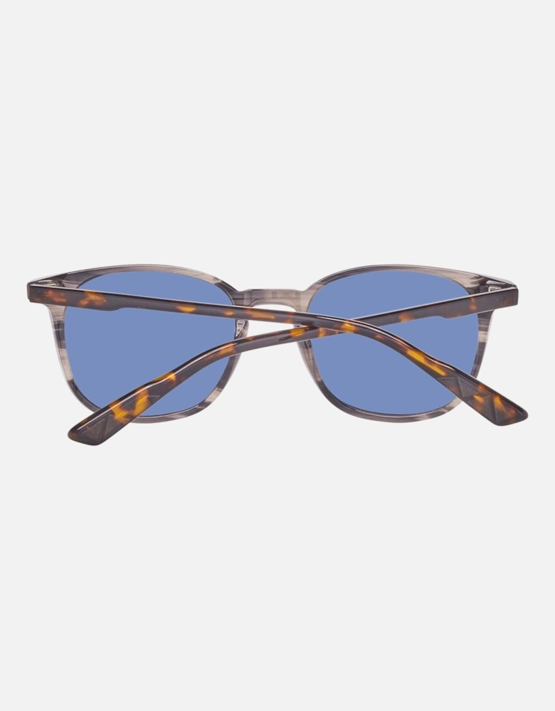 Geometric Metal Plastic Sunglasses Unisex - Gray