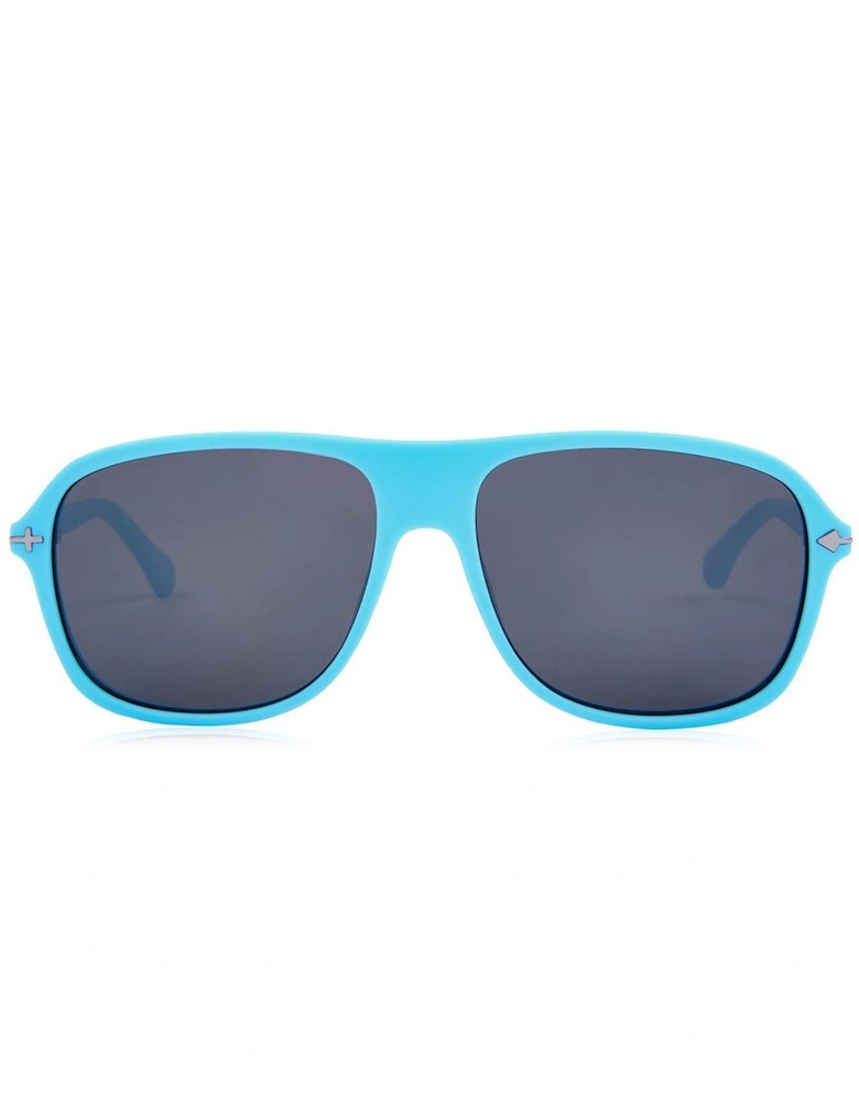 Acetate Bracelet Blue Dial Watch Unisex Sunglasses