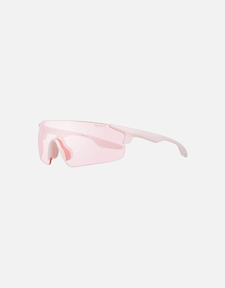 Plastic Bracelet Watch with Pink Dial Unisex - Multicolor Sunglasses