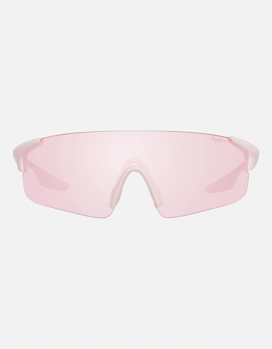 Plastic Bracelet Watch with Pink Dial Unisex - Multicolor Sunglasses