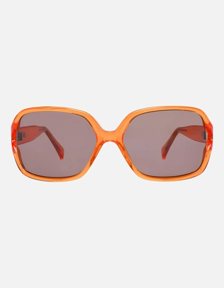 Rectangular Plastic Case Dial with UV Protection Women - Orange