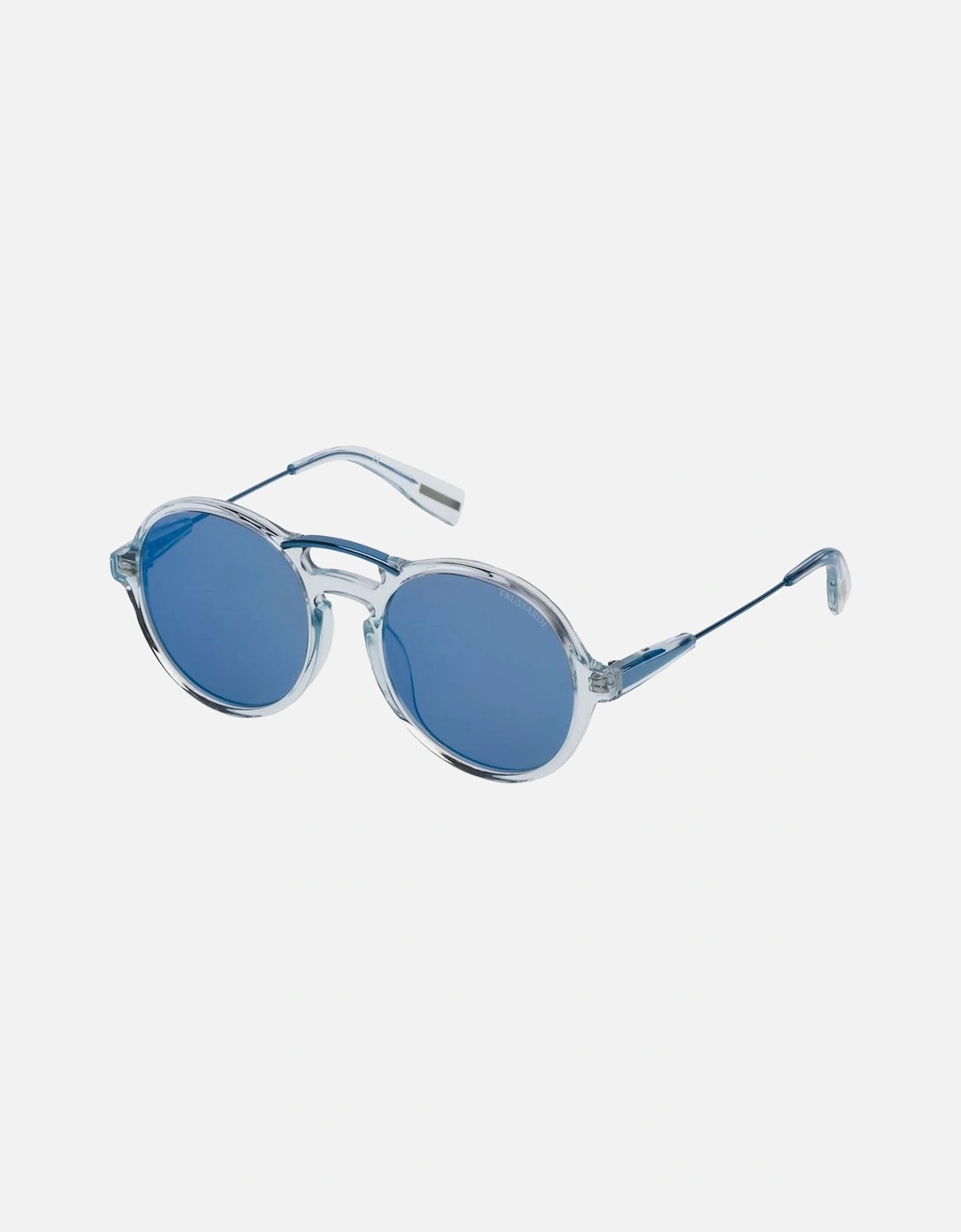 Acetate Bracelet Watch with Smoke Mirror Dial Women - Blue Sunglasses, 2 of 1