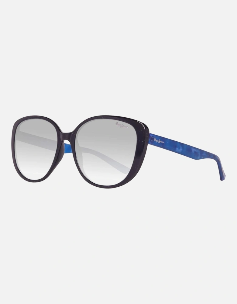 Plastic Bracelet Gradient Crystal Watch Women - Blue Sunglasses