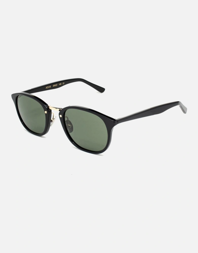 Acetate Bracelet Black Dial Watch Women Sunglasses