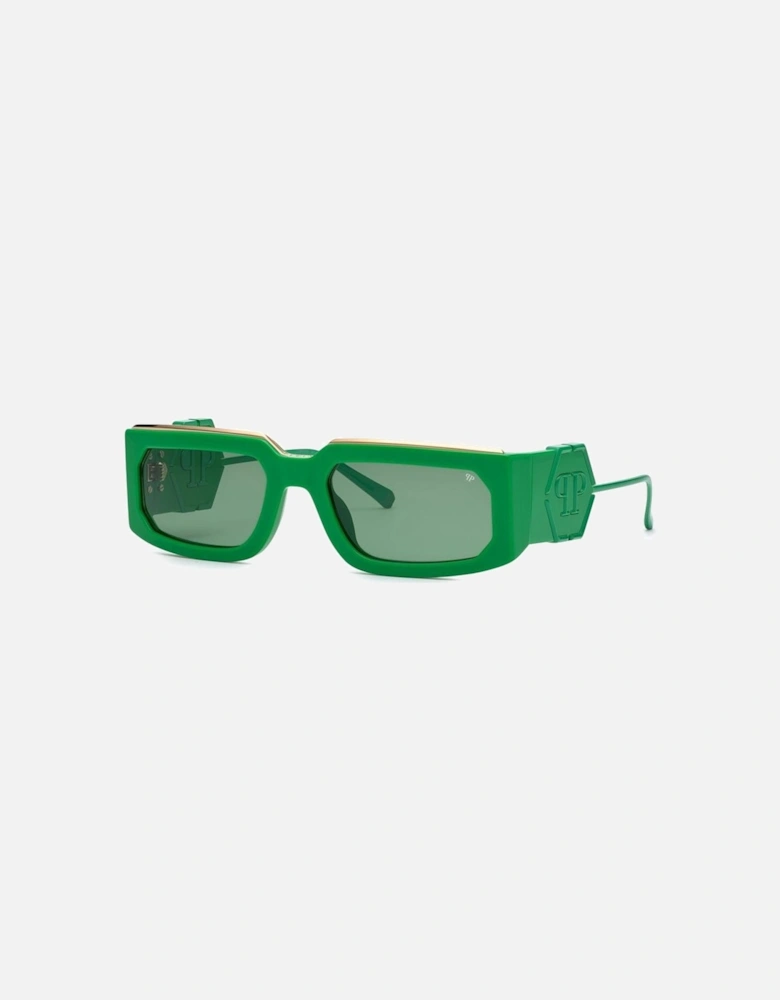 Acetate Sunglasses with Degraded Effect Unisex - Green