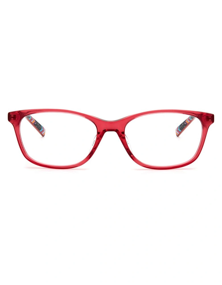 Acetate Bracelet Cherry Dial Watch Women - Red Frames