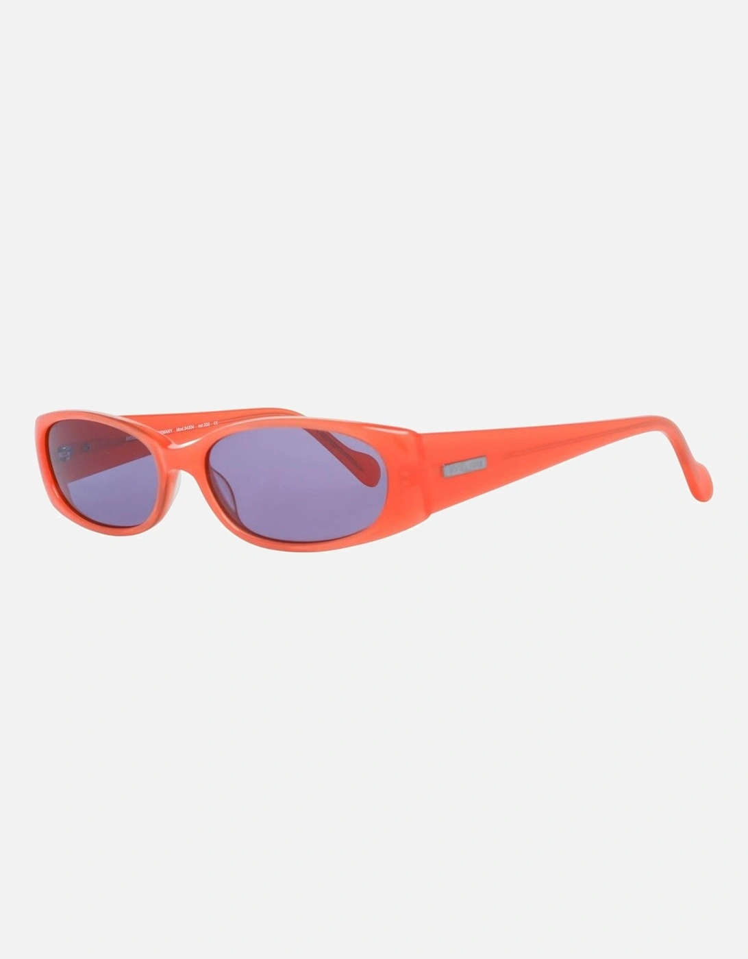 Oval Frame Plastic Bracelet Watch with Orange Dial Women Sunglasses, 4 of 3