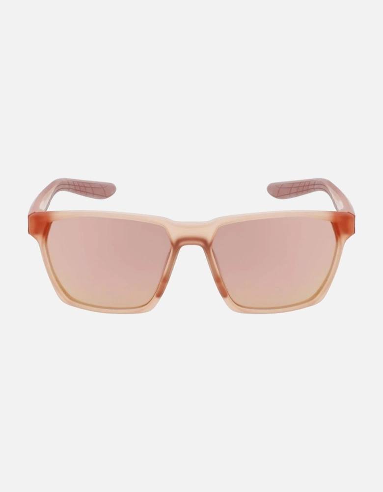 Injected Sunglasses with Brown Filter 3 Lens Unisex - Red