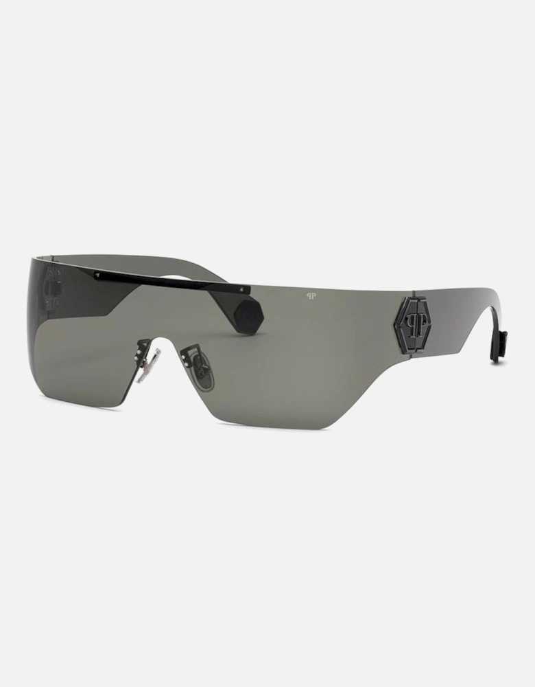 Metal Frame Sunglasses With Grey Lens Women - Orange