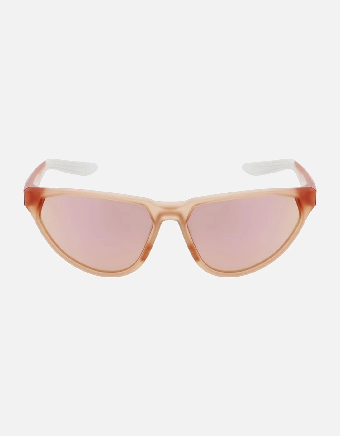 Injected Material Sunglasses with Brown Lens Women - Red