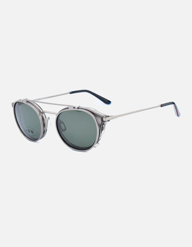 Stainless Steel Solar Frame Sunglasses Attachment Unisex - Gray