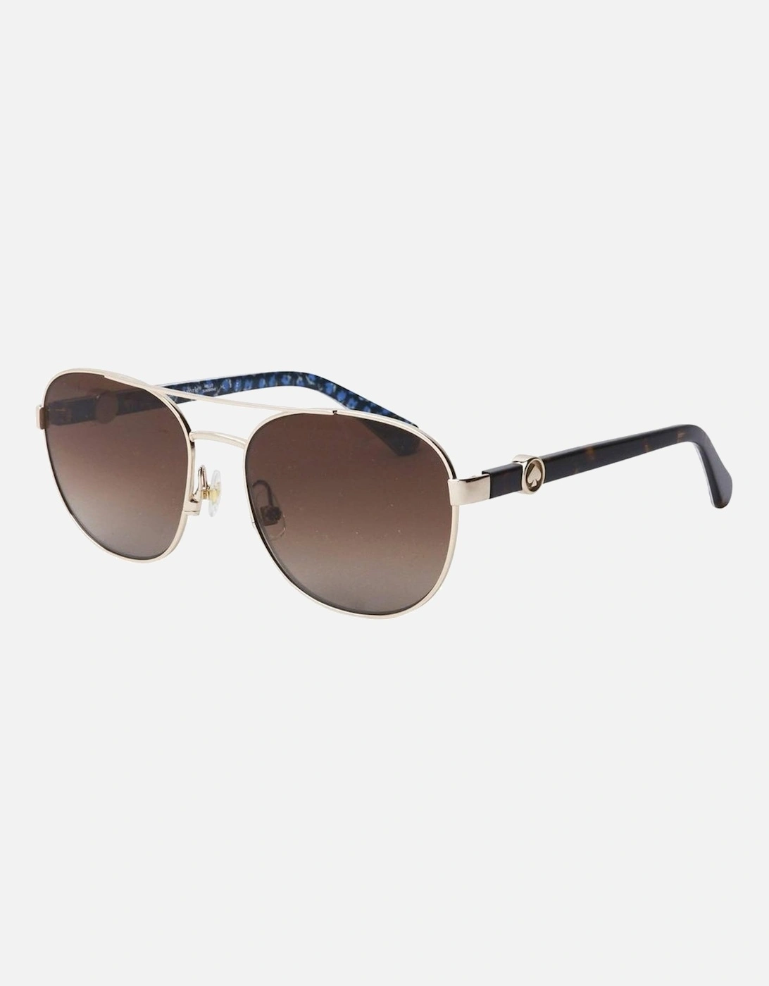 Metal Sunglasses with UV Filter 3 Women - Gold, 3 of 2