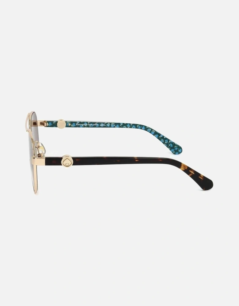 Metal Sunglasses with UV Filter 3 Women - Gold