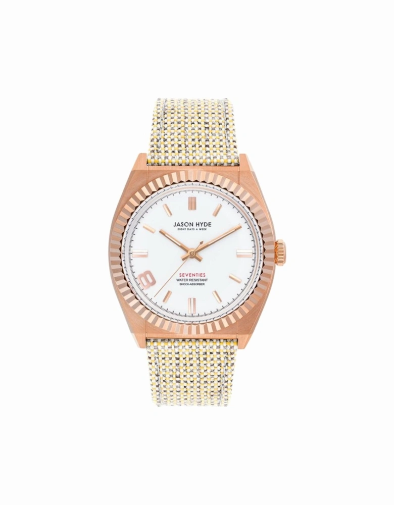 Quartz Analog Watch with Stainless Steel Case Women - Brown Watches