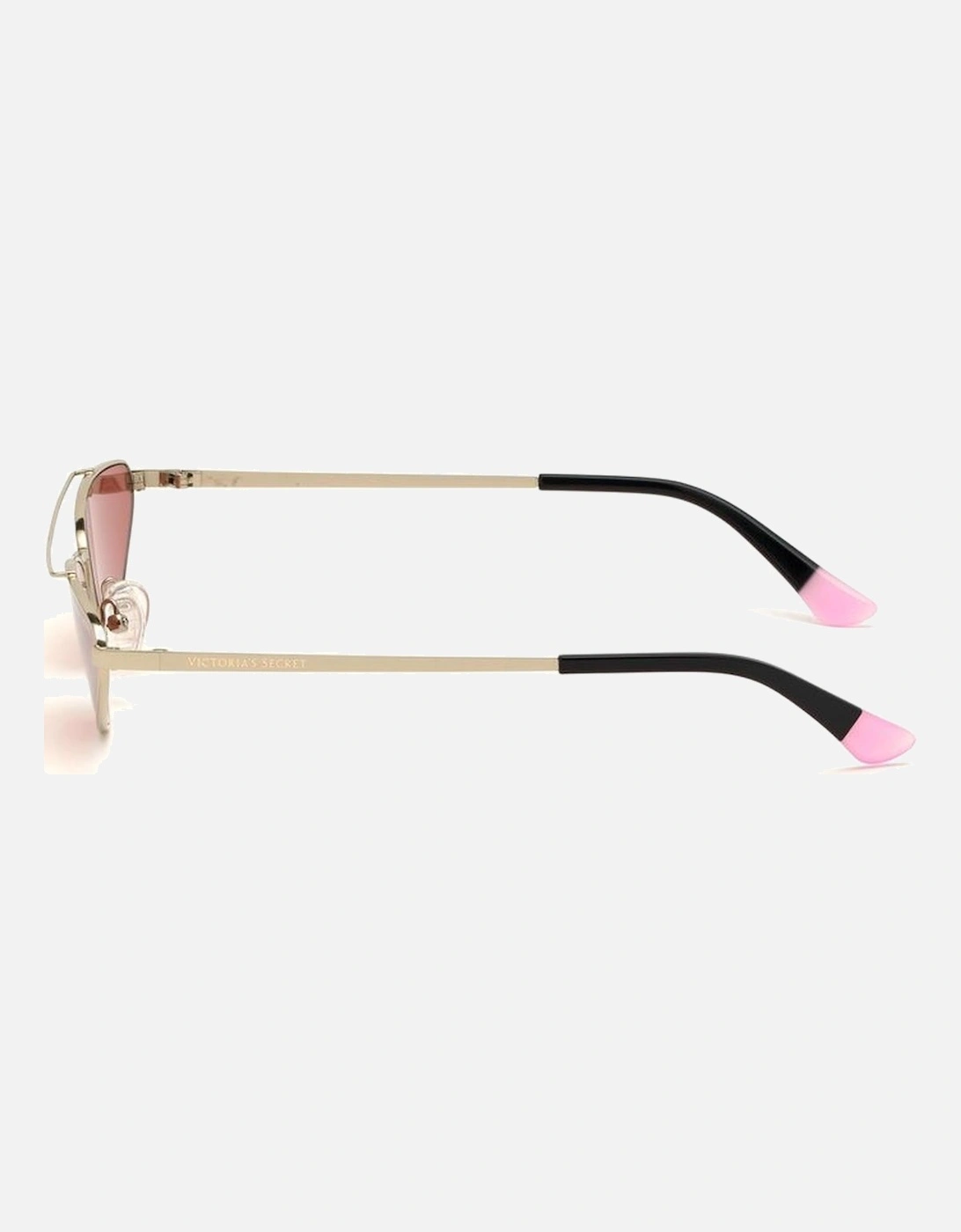 Narrow Cat-Eye Collection Metal Bracelet Watch Women - Rose Gold