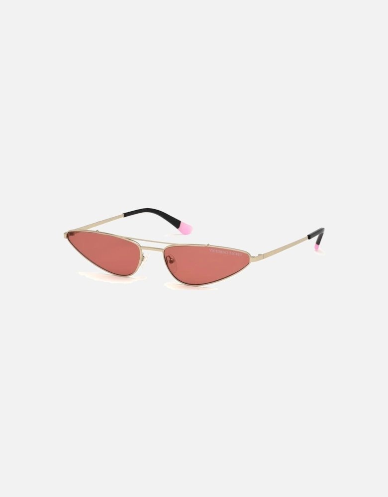 Narrow Cat-Eye Collection Metal Bracelet Watch Women - Rose Gold