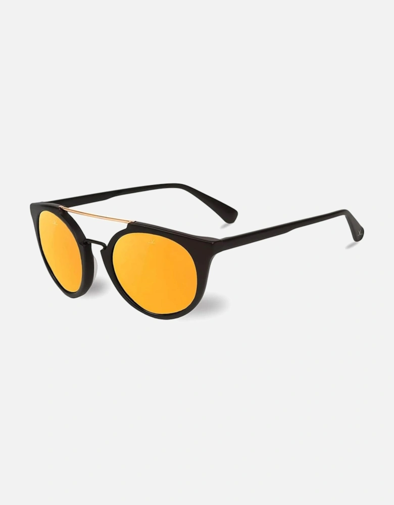 Acetate Bracelet Watch with Black Dial Women Sunglasses